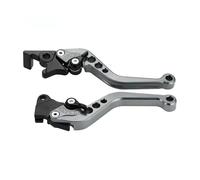 SRKATI Leve Freni per Moto Pompa Freno Leva Leve Freno universali per Moto Accessori per Moto Clacson modificato Leva Manuale Regolabile GY6(Gray)