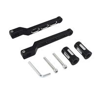 SRKATI Ricambi per leve del cambio per motociclette, adatti per Harley Davidson FL Softail Electra Street Tri Glide Ultra Classic Road King Leva Cambio Piastra del Gradino(Black)