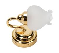 Srliya 1:12 Lampada a Parete in Miniatura da Bambola a Forma di Fiore a Forma di Paralfrine con Interruttore per il Soggiorno per il Soggiorno