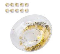 Srliya 10 Pezzi di Paillettes Rotondi Oro in Oro Portanti da Bevanda, un Giocattolo da Bagno Portatile Leggero Resistente per Bambini di età Superiore Ai 6 Anni