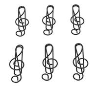 Srliya 100 Pezzi Graffette Musicali Carine per Carta Note Creative Segnalibro per la Classificazione dei File Decorazioni per Scrivania da Ufficio Portatile Compatto