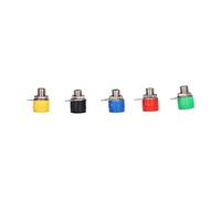 Srliya 10SETS Banana Plug Transmission Stable Resistente Alla Corrosione 4mm 5 Colori Terminali del Pannello Banana per il Computer della Nave