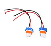 Srliya 2 Pcs 9005-2 9005 Connettore Femmina in Ceramica a Doppio Slot con Cablaggio a LED per Fari del Filo
