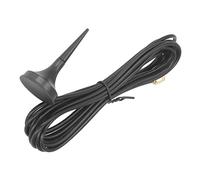 Srliya 2 Pcs con Tazza di Aspirazione Antenna Portatile a 360 ° Rotazione a Base Magnetica Forte 2 Banda Asta Rame Maschio Maschio
