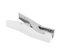 Srliya 20 Pinza per Foglio con Grande Apertura, Design Ergonomico, Risparmio di Manodopera, Portatile per il Magazzino Dell'ufficio della Scuola di Fabbrica, Metallo Bianco