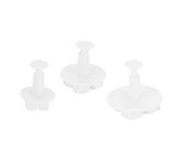 Srliya 3pcs Pattern Pattern Spring Stampo per la Decorazione della Torta, Set di Taglio da Forno per Pasticceria per Torte Fai -da -te, Cioccolato, Argilla Ultra Leggera, in Plastica