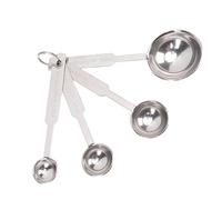 Srliya 4 Misurini in Acciaio Inossidabile, Bilance Precise, Gadget da per Cucinare e per Persone Attente Alla Salute