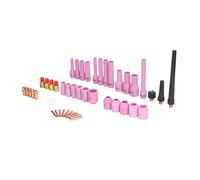 Srliya 46pcs Kit Set di Strumenti per Lenti per Lenti per Lenti per Guarnizioni per Coppa Accessori per Saldatura TIG per SR WP 20/09/25