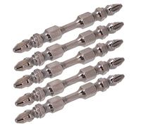 Srliya 5 Pcs Bip del Cacciavite Bip a Doppia estremità in Acciaio Strumento di Vite o Allentamento di Strumenti Manuali 65 Mm
