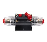 Srliya 50amp 100amp Interruttore a Circuito Reimpostato per Fusibili per Auto Porta Barca per Fusibile Nuovo con Guscio in Lega e 80A Fusibili per Auto, Barca, Marina, Uso di Bici, ecc. (80a)