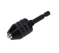 Srliya Adattatore per Mandrino a 3 Griffe Mandrino di Conversione per Trapano Elettrico con Codolo Esagonale 1/4 di Pollice per Cacciavite a Batteria Campo di Serraggio 0,3 a 6,5 mm