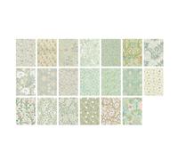 Srliya Adesivo per la Rivista Spazzatura, Motivazione dei Fiori, Decorazione di Album di Fai da Te, 40 Pezzi Adatti per il Diario Spazzatura di Fiori Fai -da -Te, Carta Leggera