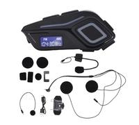 Srliya Altoparlante per Casco Moto Auricolare Bluetooth Cuffie per Casco Bluetooth 5.4 IPX8 Resistente Alla Pioggia Diaframma in Grafene da 40 Mm 800 MAh 40 Ore di Riproduzione pe