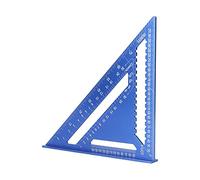 Srliya Angolo Triangolare Rulero Quadrato 12in 45 ° 45 ° in Alluminio in Lega di Layout di Layout di Misurazione Strumento