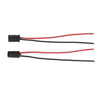 Srliya Base Lampadina 2 Pcs 12V 30A BLACCO T10 2 Prese in Lampadina a LED con Filo per Attrezzature Industriali Bicicle di Automobili