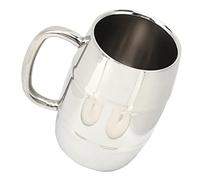 Srliya Boccale da Birra con Manico Ampio, Design Isolato da 480 Ml | Acciaio inossidabile resistente e isolato sotto vuoto, perfetto per le feste, ideale per bevande calde e fredde