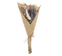 Srliya Bouquet di Coda di Lavanda e Coniglietto Essiccato, Elegante di Decorazione Domestica, Migliora Qualsiasi Spazio, Adatto a Matrimoni, Linee di Petali Chiare, Fiori Secchi