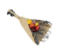 Srliya Bouquet di Fiori Secchi Elegante Bellissimo Crisantemo con Gambo, Buono per il Soggiorno per Feste di Nozze, Fiore Secco, 1 Pezzo