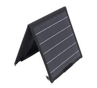 Srliya Caricabatterie da Pannello Solare da 10 W Scheda Solare Pieghevole Portatile Impermeabile per la Pesca, Doppie Porte di Uscita USB per Uso Versatile, Celle da 12 Pezzi