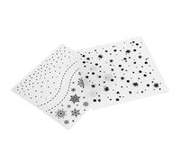 Srliya Cartelle in Plastica per Goffratura per Realizzare Biglietti 15x15 | Materiale plastico resistente, compatibile con le più diffuse macchine per goffratura, ideale per progetti di scrapbooking