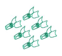 Srliya Clip per Raccoglitori di Gattini, Metallo Resistente, Forte (Verde) | 100 pezzi, design carino, ampia applicazione, per contenere documenti e appunti