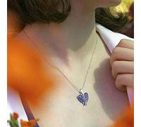 Srliya Collana Angelo con a Forma di Cuore | Rame resistente, abbellimenti in , adatti per l\'uso quotidiano