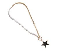 Srliya Collana con Catena di Perle Regolabile Dal Design Leggero | Perle finte, comode da indossare ogni giorno, eleganti per le feste, adatte alle donne