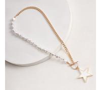 Srliya Collana con Catena di Perle Regolabile Dal Design Leggero | Perle finte, comode da indossare ogni giorno, eleganti per le feste, adatte alle donne