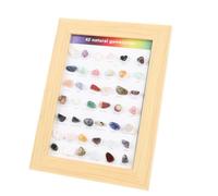 Srliya Collezione Rocks Set for Kids, Kit di Geologia Interattiva con Scatola di Display Trasparente, Progetto STEM per Giovani Appassionati di Scienze, Dono Educativo in Pietra