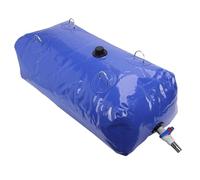 Srliya Contenitore per Acqua in PVC da 110 Litri, Sacca di Stoccaggio per Acqua Portatile, Grande capacità, Pieghevole, Serbatoio per Acqua Dolce con 4 Anelli in Acciaio Inossidabile