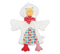 Srliya Coperta di Sicurezza per Bambini Coperta Morbida per Coccole con Animali di Peluche Simpatici Cartoni Animati per Neonati (Bianco)