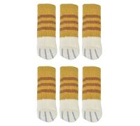 Srliya Coprigambe per Mobili Protezioni per Pavimenti in Maglia Elastica per Movimenti Fluidi e Silenziosi, Set da 20 (#2)