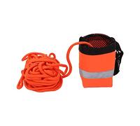 Srliya Corda Galleggiante D'acqua con Fibbie Regolabili, Fascia Riflettente per Sport Acquatici, Canoa, Kayak, Drifting, Stoffa Oxford, Arancione (15m)