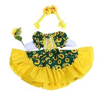 Srliya Costume Lavabile in Lavatrice con Costume da Oca di Girasole a Prova di Sbiadimento con Parrucca, Migliora L'atmosfera del Patio 155 G