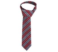 Srliya Cravatte da Uomo Lunghe 146 Cm Dal Classico Design Scozzese | Tessuto in poliestere resistente, adatto a tutte le camicie eleganti, ideale per occasioni formali e informali