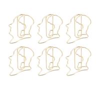 Srliya di Carta a Forma di Testa da 100 Pezzi con Scatola di Stoccaggio Trasparente per Classificazione dei Documenti, Lettura a Casa, Organizzazioni di Cartelle, Blocchi