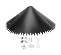 Srliya Dimpascoli da Scoiattolo per Moto per Uccelli Pole in Acciaio Inossidabile Inossidabile Monte Fuori Palo da Scoiattolo a Prova di Ucciso