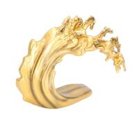 Srliya Figurina a Cavallo Galoppo, Statua del Cavallo in Resina per Finitura per L'arredamento Dell'ufficio, Ideale per le Vacanze, Scultura per Cavalli D'arte per la Visualizzazione,