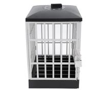Srliya Gabbia Telefonica con Chiave di Blocco Carcere per Telefoni Cellulari con Telefoni Cellulari Timer Bloccare il Supporto per Supporto per Smartphone Sicuro in Classe Tavolo da Casa (Nero e