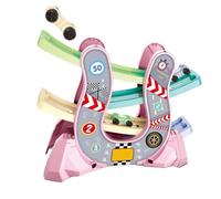 Srliya Giocattolo con Rampa per Auto da Corsa con Garage e Maniglia per | Plastica Resistente, Garage, Uso Domestico per Bambini, Rampe, Coordinazione Occhio-mano, Set da Gioco per Auto da Corsa