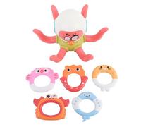 Srliya Giocattolo da Bagno Interattivo con Polpo con , Colori Vivaci, Ideale per Ragazzi e Ragazze, Giocattolo da Bagno Sicuro per Giochi D'Acqua, Giochi Sulla Terra e Attività di