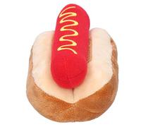 Srliya Giocattolo per Cani Morbido Morbido, Giocattoli da Bambola Sonoro a Forma di Hot Dog per Gatti e Cani, Giocattolo per il Sollievo della Solitudine Quando i Proprietari Non a