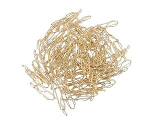 Srliya Graffette a Forma di Girino, Robuste in Acciaio Inossidabile | 100 pezzi, segnalibri decorativi, leggeri, forniture per ufficio, clip dorate