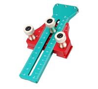 Srliya Guida per Maschera per da Tavolo per a Strappo Sottile con 3 Cuscinetti a Rulli per Tagli Stretti e Ripetitivi Scanalatura a T da 3/8" X 3/4" Scanalatura a U