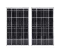 Srliya Kit Controller Pannello Solare a Ricarica Rapida Ricarica Fotovoltaica Pannello Solare Portatile Versatile 2 Pezzi 20 W per Pesca Alpinismo Peso 800 G