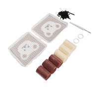 Srliya Kit di Chiusura Sottobicchiere, Set Fai da Te, Modello Adorabile Orsetto, Resistente Al Calore con Manuale Utente per Amici, Famiglia, Decorazione Domestica in Poliestere per la