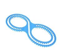 Srliya Kit di Plastica a Maglia Magnometri a Forma di Forma Blu di Plastica con Aghi di Sutura All'uncinetto per Calzini Coperte Fai -da -te Artigianato