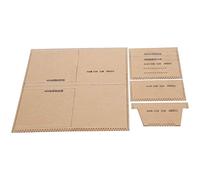 Srliya Kit Modello di Borsa in Acrilico Trasparente Modello di Taglio Accurato Strumento Artigianale per Portafoglio Leggero per Regali Fatti a Mano Facile da Riporre