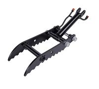 Srliya Kit Pollice Idraulico per Mini Escavatore con Staffa a L Sostituzione Tubi Flessibili per Mini Escavatori Typhon Sotto le 3 Tonnellate Clip per Pollice Idraulico a 3 Fori