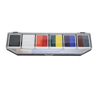 Srliya Kit Professionale di Pittura per il Viso e il Corpo, Non Tossico, Facile Pulire, per Bambini e Adulti, Halloween, Natale, 60 G